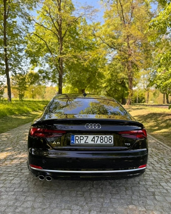 Audi A5 cena 104550 przebieg: 139000, rok produkcji 2017 z Starogard Gdański małe 106